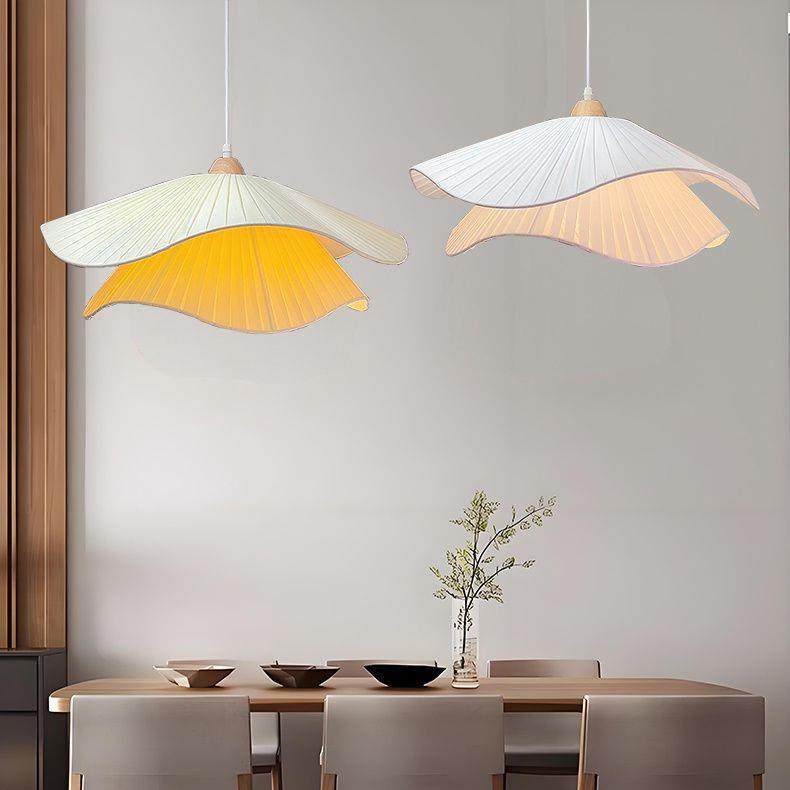 法式文艺术网红灯奶油风餐厅百褶吊灯罩客厅卧室民宿布艺原木灯具,家装灯饰光源,智能吊灯,淘宝优惠券,粉丝福利购,淘宝优惠卷