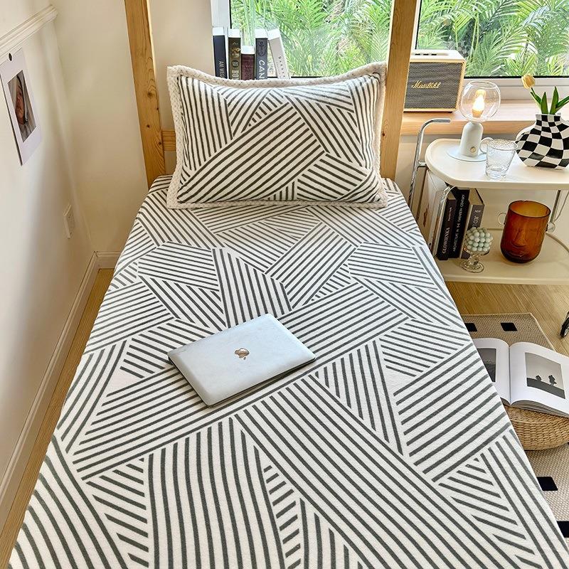 ins冬季套牛奶风珊瑚绒ydxy枕一对装羊羔法兰绒48胆x74cm枕芯内套