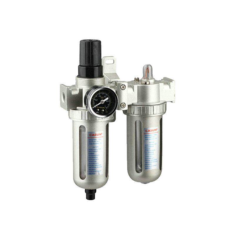 气源处理件厂家销售油水分离器二联件SFC-200/300/400双水格