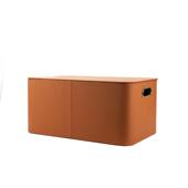 汽车后备箱收纳箱车载用品大号加厚带盖储物筐尾箱置物盒