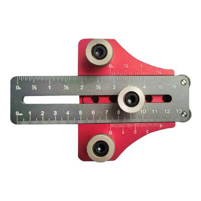 新款台锯倒装滚轮快速切割限位靠山木工工作台切割压料进料工具