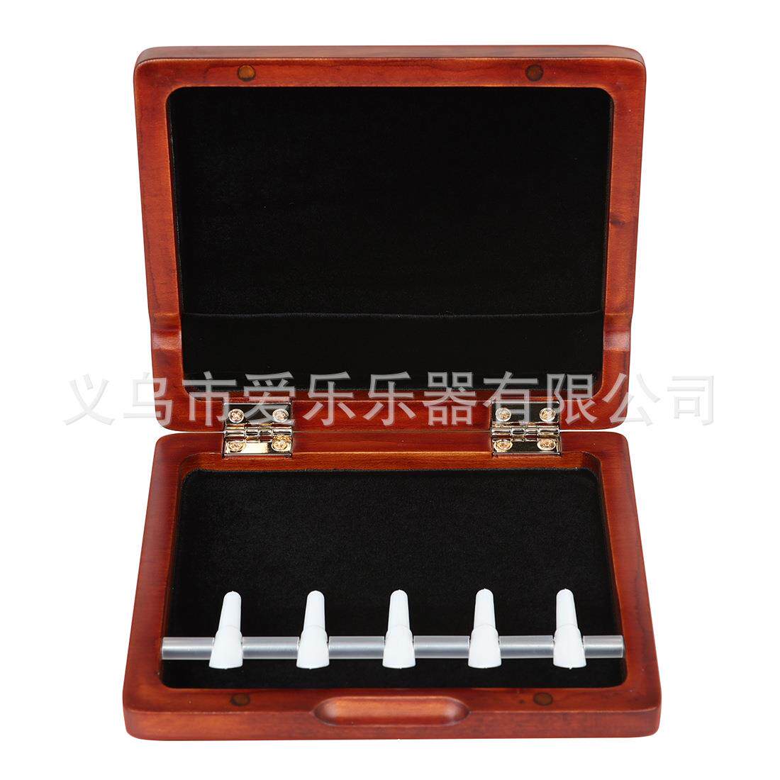 巴松哨片盒红木5支装大管哨片收纳盒防水防摔哨片保护盒子