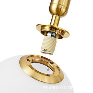 北欧风格 楼玻璃长吊灯简约现代公寓大厅跃层灯具 别墅楼梯吊灯复式