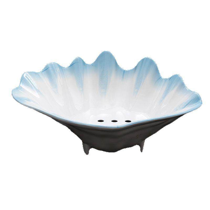 刺身盘三文鱼冰盘日料摆盘海鲜姿造拼盘鱼生密胺鱼雕寿司餐具