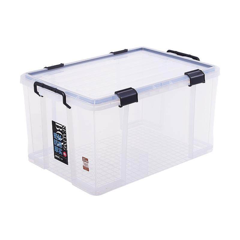 学生收纳箱透明特大号塑料衣物被子整理箱加厚密封防潮食品周转箱,收纳整理,收纳箱,淘宝优惠券,粉丝福利购,淘宝优惠卷