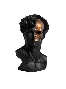 创意复古极简黑胶大卫树脂摆件售楼处客厅电视柜高级感装饰小雕塑