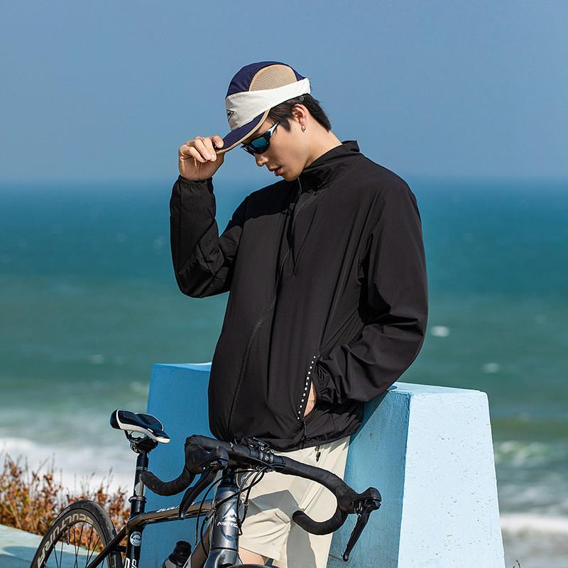 新型防晒衣男士2025夏季薄款夹克防晒服户外徒步冰丝清凉舒适外套