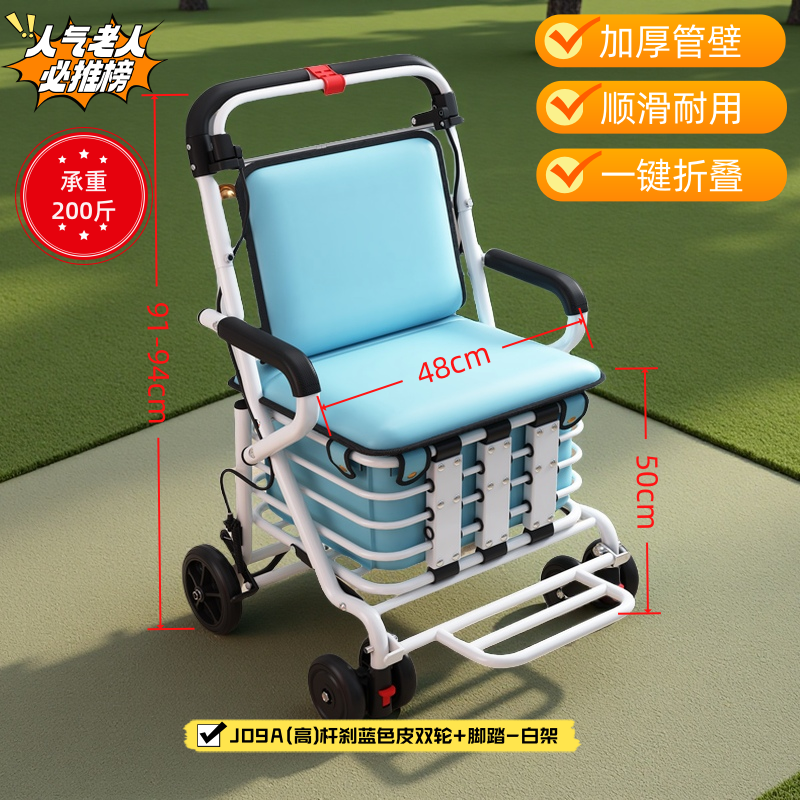 老年代步车老人手推车推加宽买菜