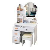 网梳妆卧迷6你小户型公主现代简约化妆桌经台济型化妆柜化妆红室