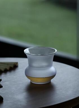 带盖璃茶渣缸茶DAT--000倒琉水茶台茶室玻璃建水茶会洗所水盂壶承