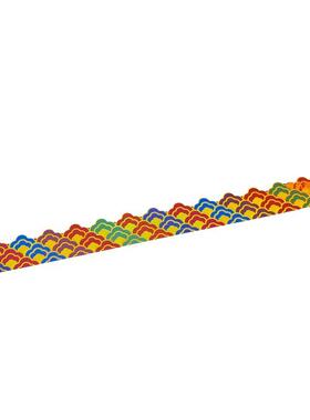 节庆中秋折塔围边边材纸料配DIR装饰品件烫金色祥云花彩浪色板栏