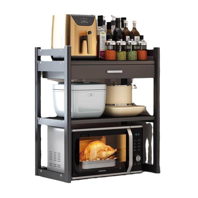 厨房波炉置物能纳架多功家用台22D45面桌面带抽屉收柜调料蒸烤箱,厨房/烹饪用具,抹布架/厨房清洁收纳架,淘宝优惠券,粉丝福利购,淘宝优惠卷