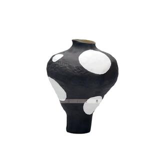 新中式KMP高级感陶客瓷瓶艺术陶瓷花器花楼处售厅花瓶软装摆件