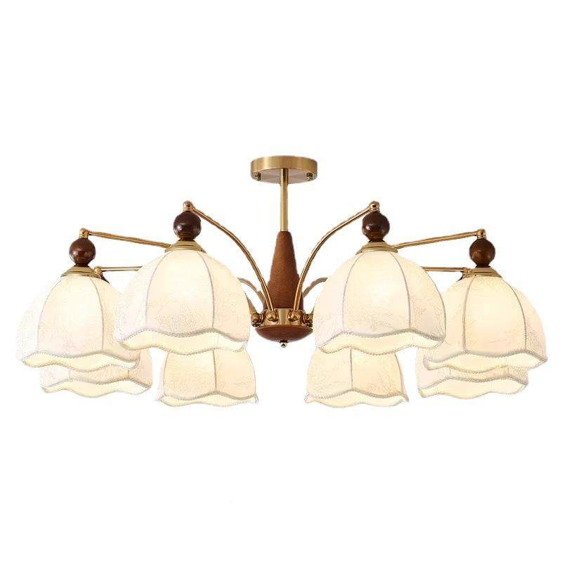 法式复古吊客厅吸顶中灯940美式实木风南洋风布艺印花古侘寂主卧,家装灯饰光源,智能吊灯,淘宝优惠券,粉丝福利购,淘宝优惠卷