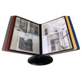 文件架翻页A4活页文件夹驰峰chif2台0页旋转架办公展示式 架商务资