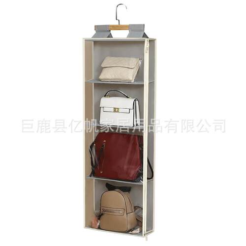 悬挂式包收纳挂收袋透明防尘全布封闭家用包艺门后透明包包衣柜挂