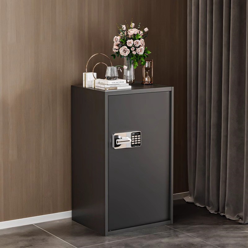 单门保密柜密码锁文件柜办公室资料E档案储物柜铁皮矮柜指纹保险