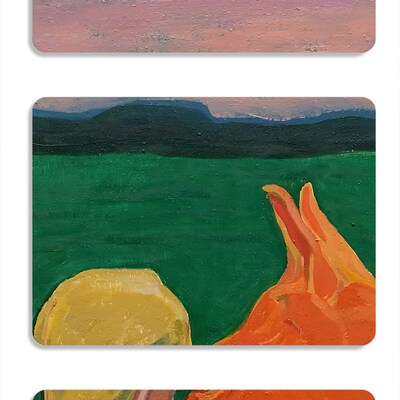 【特惠捡漏】Jesse Dayan复古风复刻版画风景治愈系装饰挂画