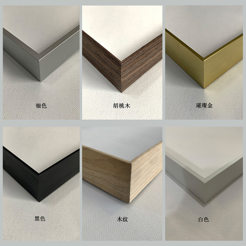 金属细边相框画订制小众装饰画装裱 来图定制艺术微喷 阁楼美术馆
