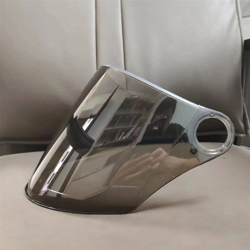 头盔镜片防水防雾通用防晒防紫外线摩托车头盔配件防护面罩护目镜