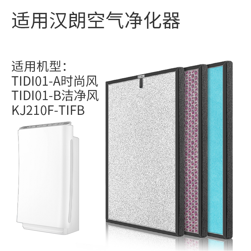 适配德国tipon汉朗空气净化器滤芯TIFI01-PB典雅贵族时尚洁净风芯