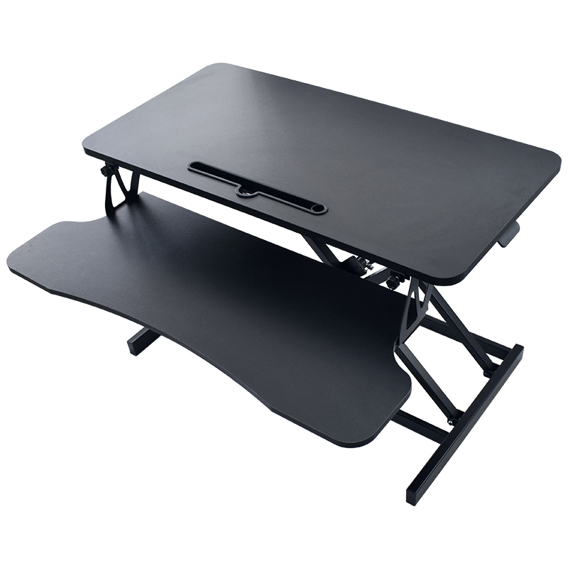 站立式工作台电脑升降桌台式显示器增高支架笔P记本折叠桌站着办