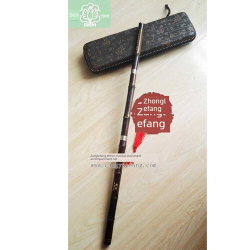 森雀牌精品洞箫白铜插口王峰传签名特制专业三节演奏箫八孔F调G调