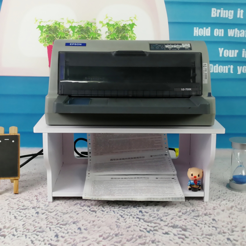 DIY打印机架子桌面收纳架置物架办公文件柜子书架复印机架子