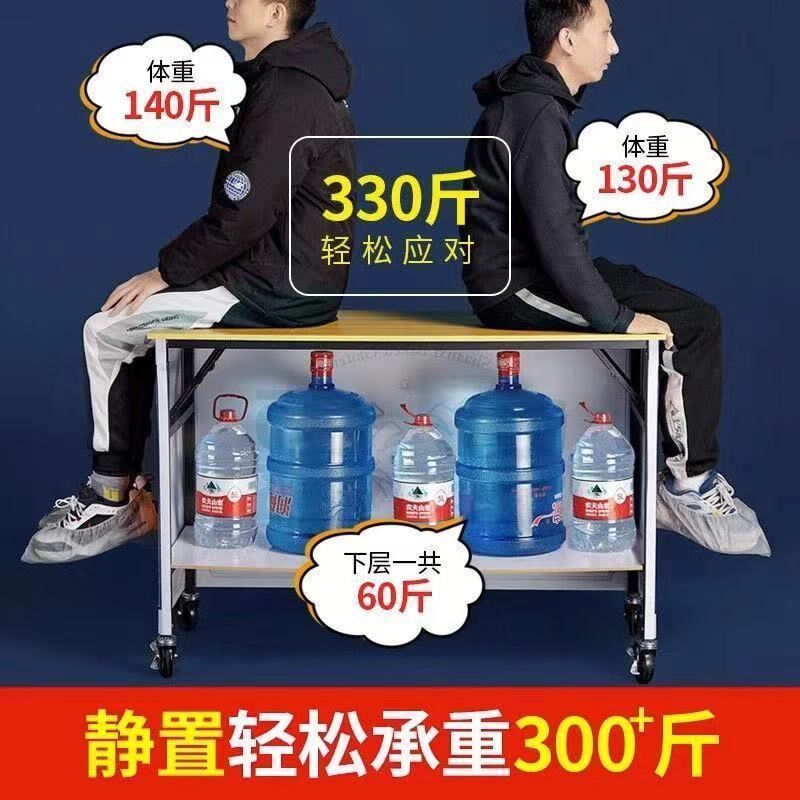 大学生冰粉摆摊小推车移动寿司折叠推车烤肠夜市小吃车地摊促销车