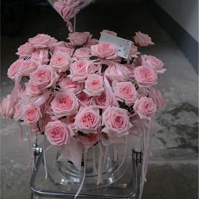 永生花抱抱桶花束玫瑰仿真香皂z花高级感送女友闺蜜生日礼物情人