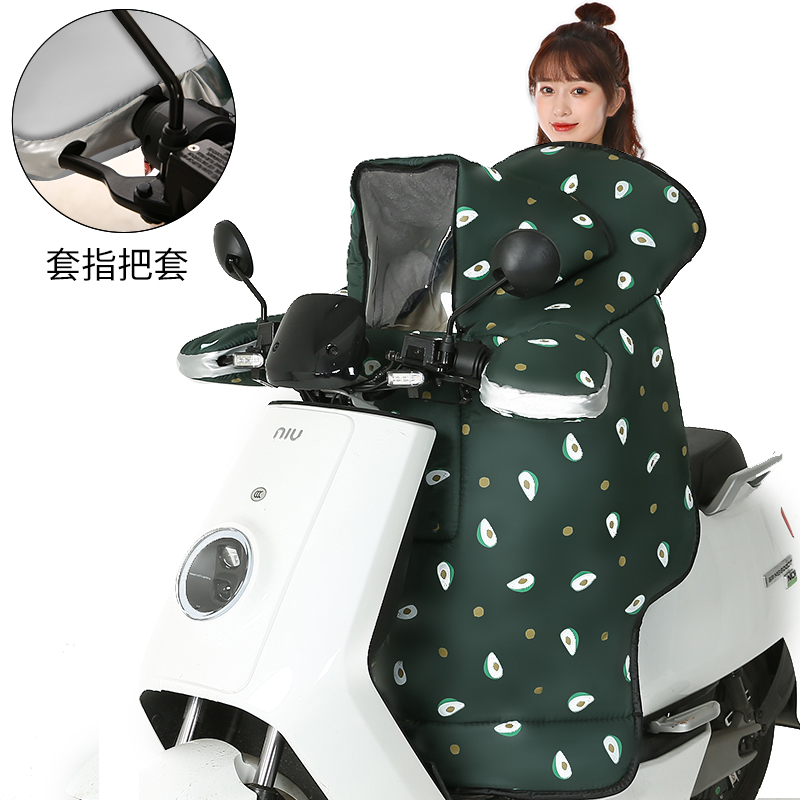 电动车挡风罩亲子款冬季加绒加厚挡风被儿童母子防风防寒保暖秋冬