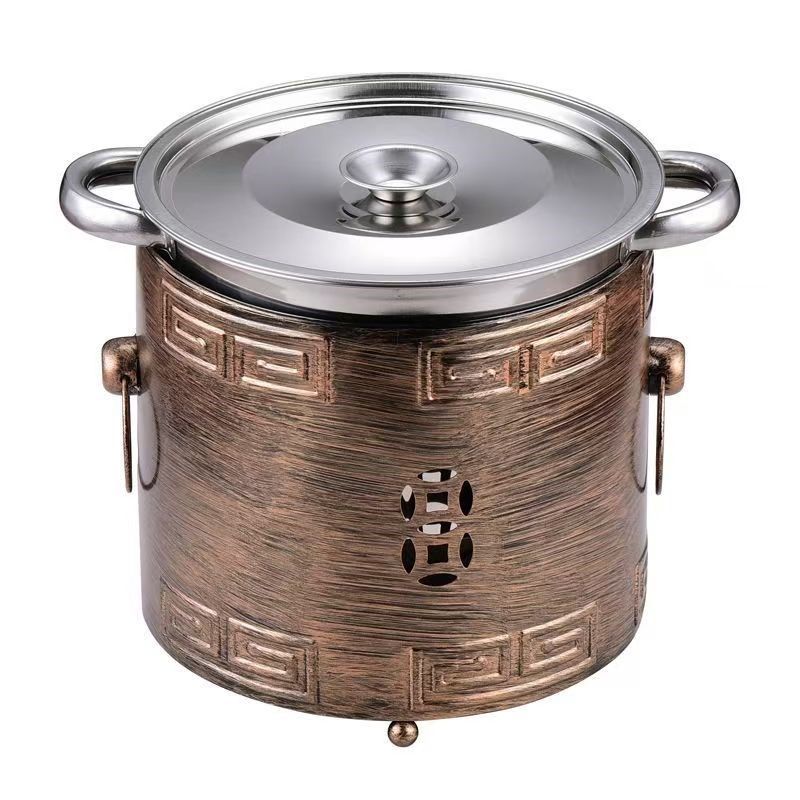 防风复古炉不锈钢串串锅加厚商用麻辣烫火锅毛肚专用锅钵钵鸡涮锅,清洗/食品/商业设备,汤炉/夹层锅/熬煮锅/漂烫锅,淘宝优惠券,粉丝福利购,淘宝优惠卷
