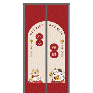 入户门冬季棉门帘2025新款高档磁吸冬天家用农村平房室内隔断帘子