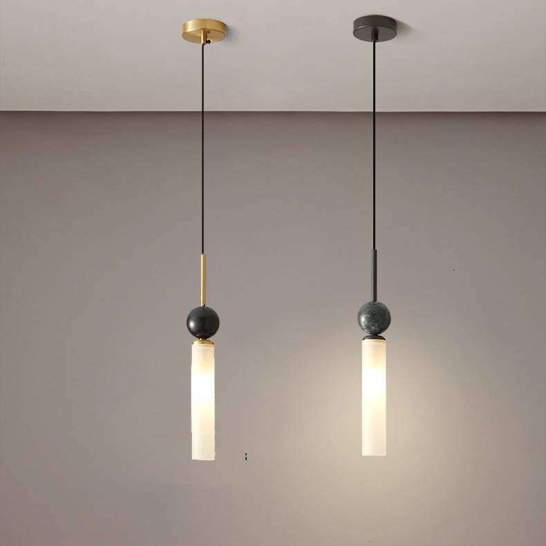 大理石全铜卧室床头吊灯主卧现代简约高级感意式高端极简吧台吊灯,3C数码配件,USB灯,淘宝优惠券,粉丝福利购,淘宝优惠卷