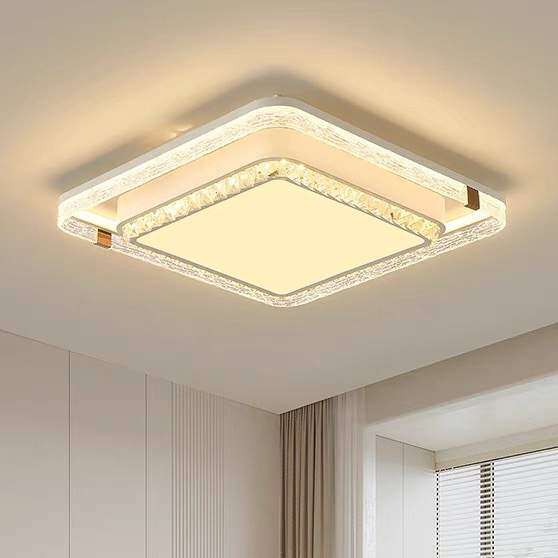 2024年新款吸顶灯家用长方形客厅大灯主卧室房间灯亚克力现代高亮