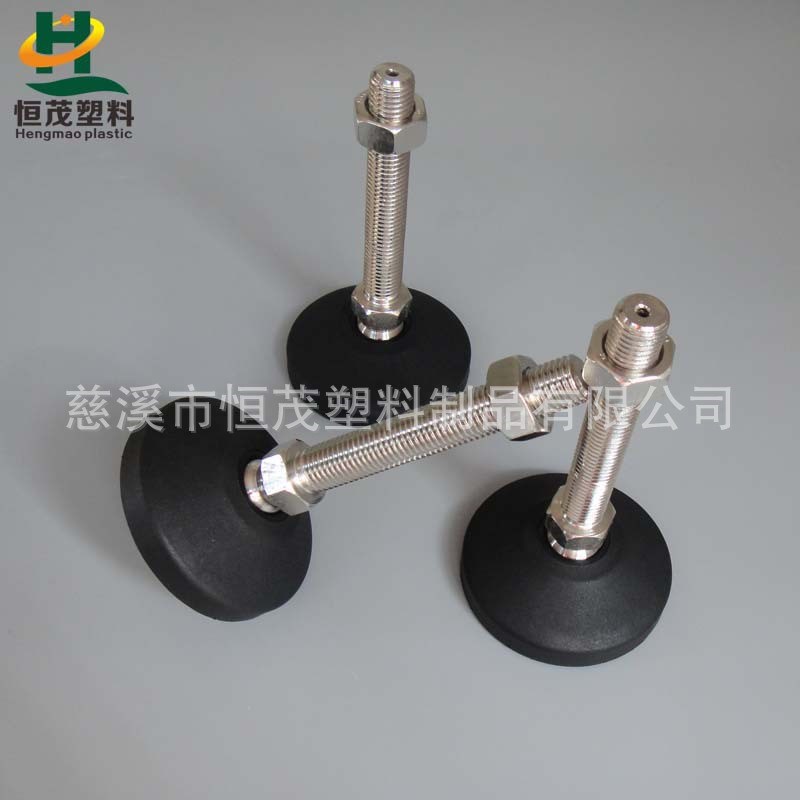 万向调整脚,尼龙关节蹄脚,M16M20M24调节脚,水平支撑脚杯,减震脚