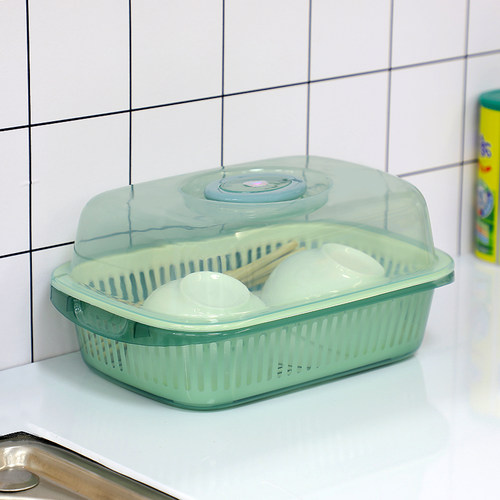 洗菜篮双层塑料双层沥水篮 水果篮子水果盘子水果盆 大号欧式有盖