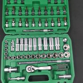 汽修机修棘轮中飞快速套装 8接口10mm72齿824套筒旋具花键批头