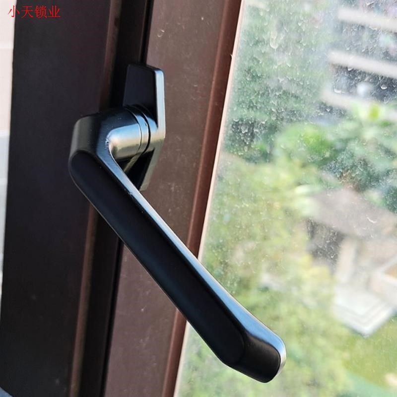 加厚38型铝合金窗户执手外推窗把手50型通用推拉窗把手玻璃窗拉.