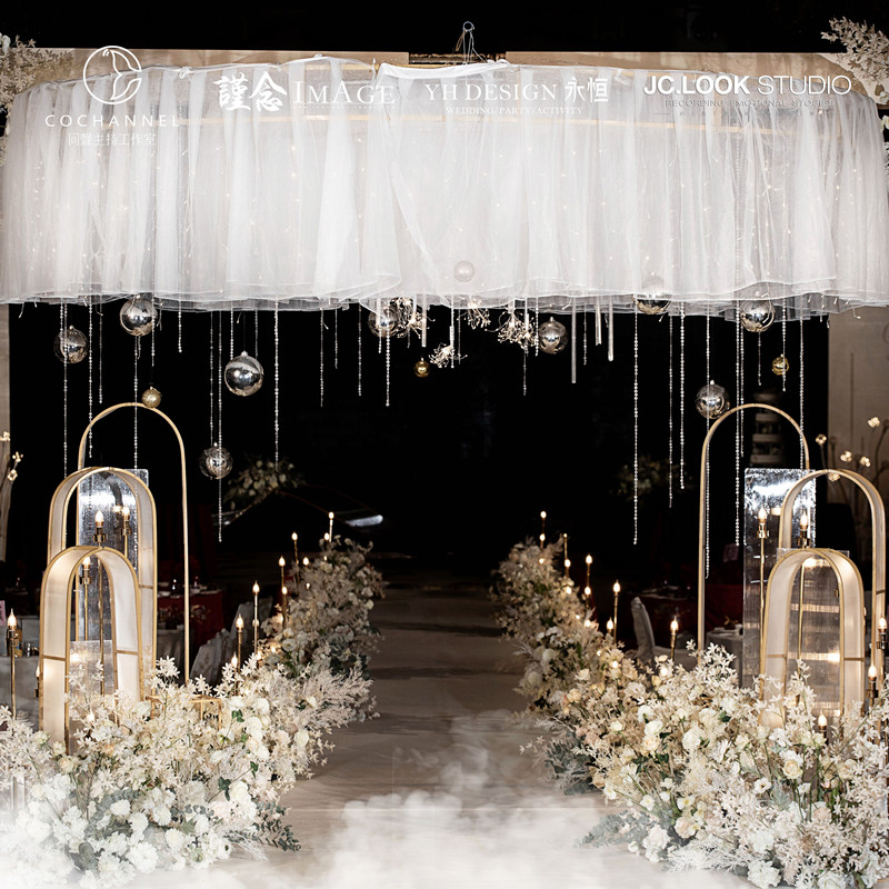 圆环吊顶装饰摩天轮圆环铁艺五层圆环装饰婚礼布置婚庆道具用品