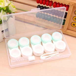 Pairs Contact Lens Case Eye Contact Lens Box Women Travel C