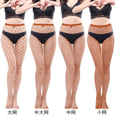 Pantyhose Mesh Lingerie Hosiery Fishnet Nylon-Tights Jacquar