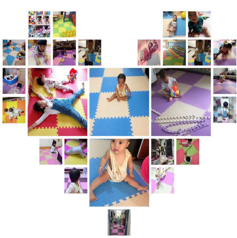 儿童卧室地板塑料泡沬地垫瑜珈垫宝宝拼图拼装拼插爬行垫大块积木