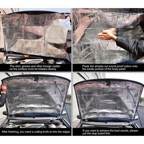 极速1.4*1M Car Hood Engine Firewall Heat Mat Sound Insulatio