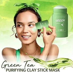 Face Green with Remover Blackhead for Mask Tea Stick 2PCS
