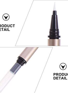 Lurrose 5pcs 1ML Empty Eyeliner Vials Tube Plastic Refillabl