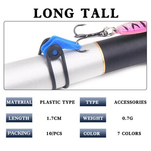 Fishing Jig 极速New Plastic Keeper Holder Secure 10Pcs Hook