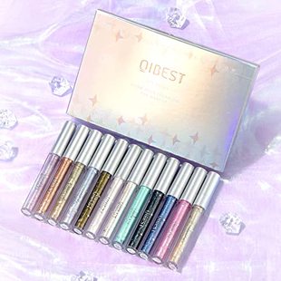 Color Set QiBest dimensional Eyeshadow Multi Meta Liquid