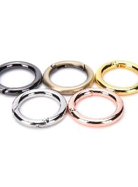 1pcs Round Carabiner Snap Clip Trigger Spring Keyring