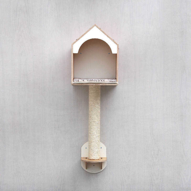 猫梯子爬楼猫爬架上墙自制diy材料 猫爬梯猫咪爬爬架墙挂式楼梯